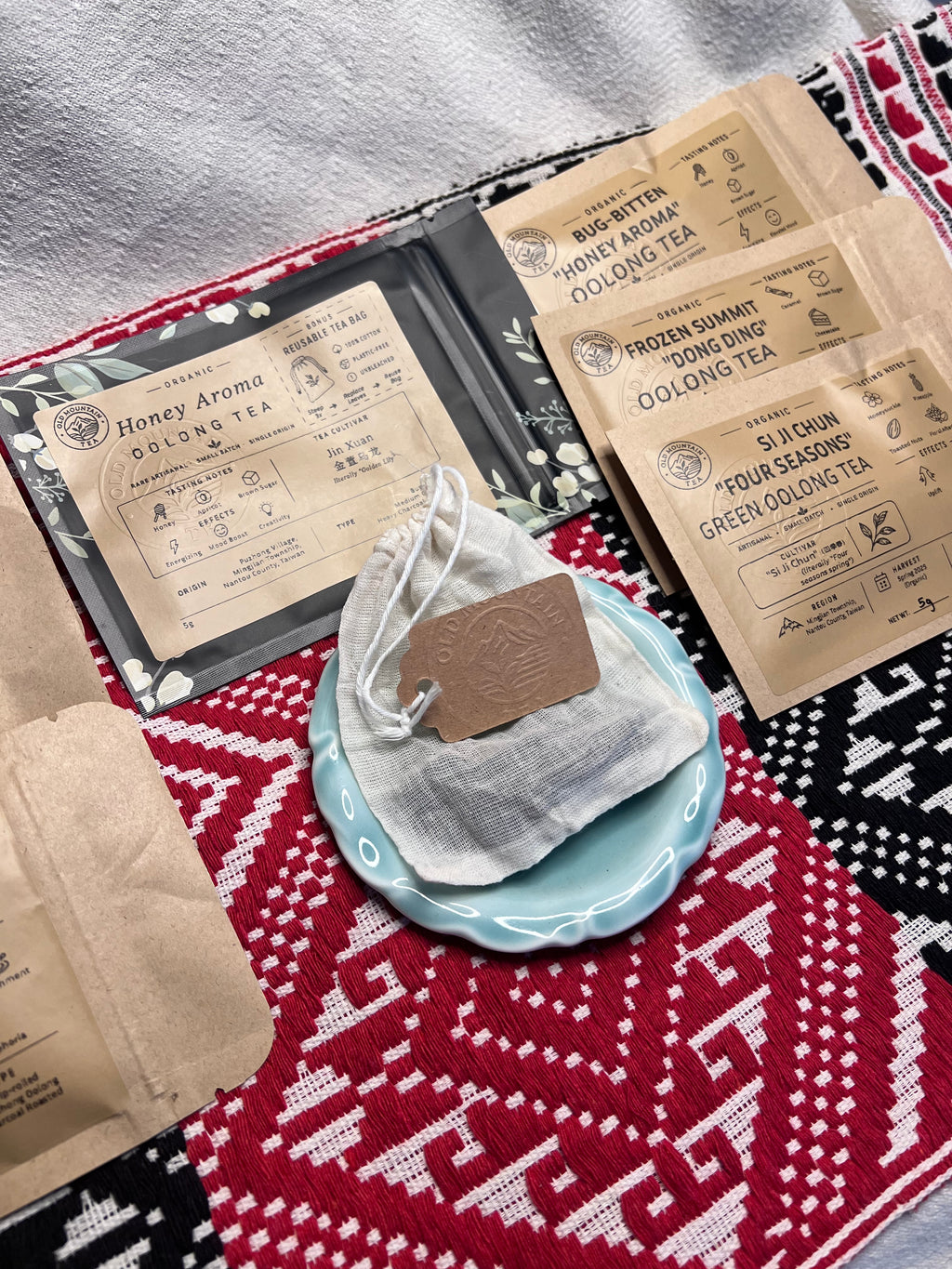 The Discovery Set: six organic tea samples