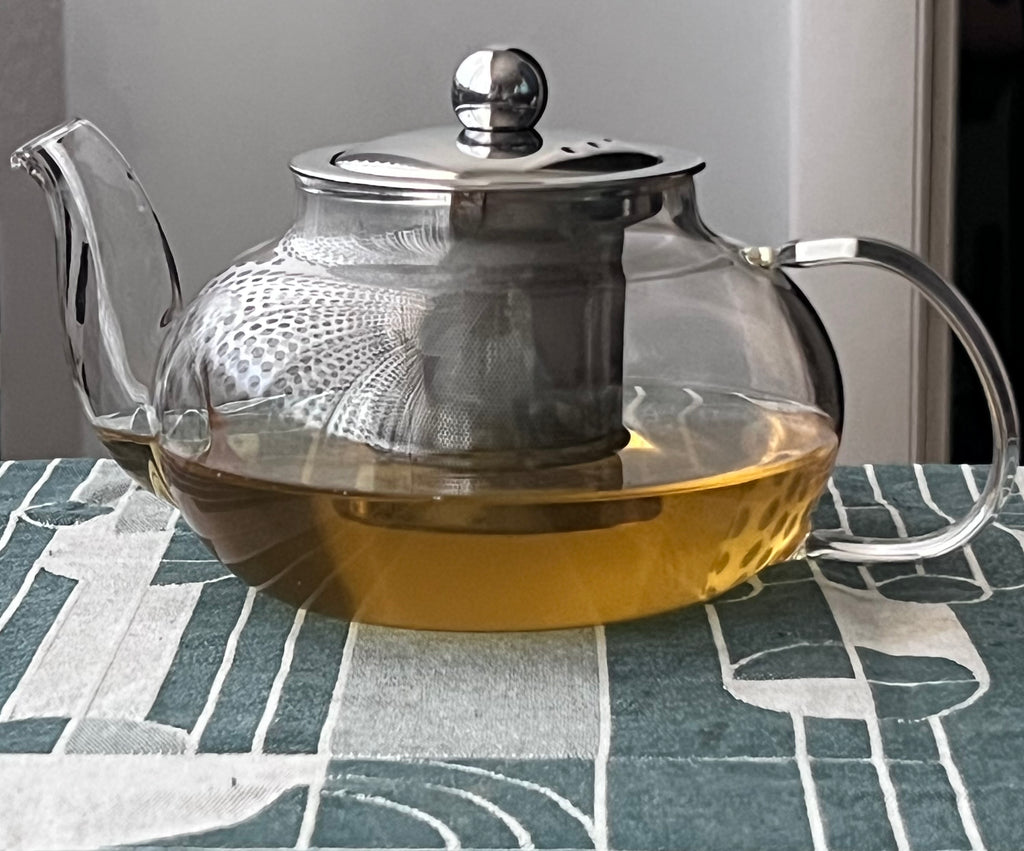 Théière en verre avec infuseur