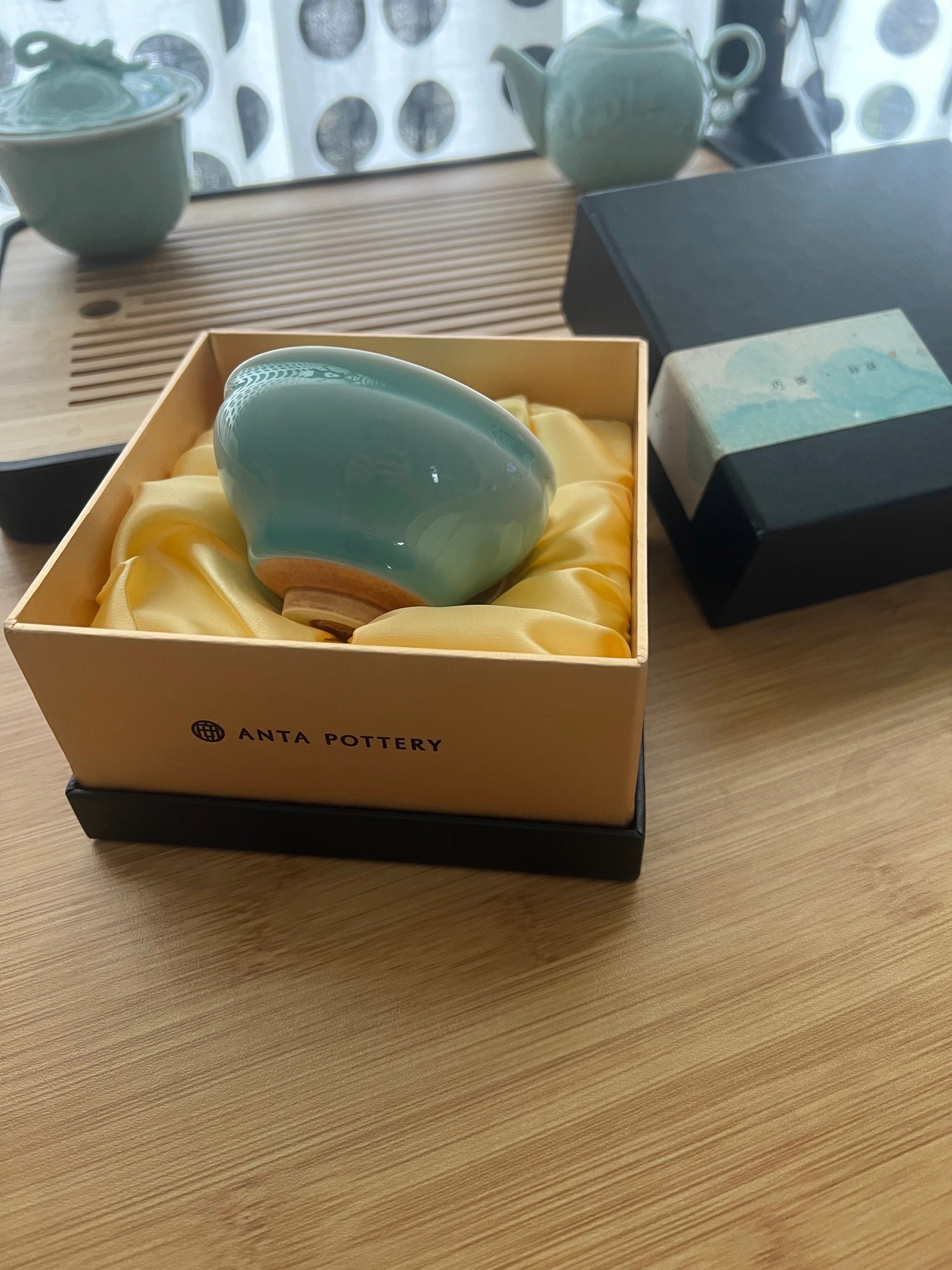 Cloud Celadon Jade Tea Cup
