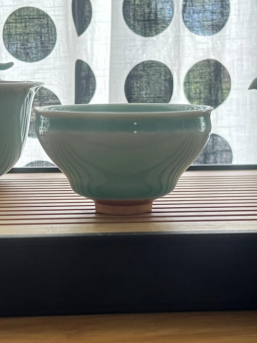 Cloud Celadon Jade Tea Cup