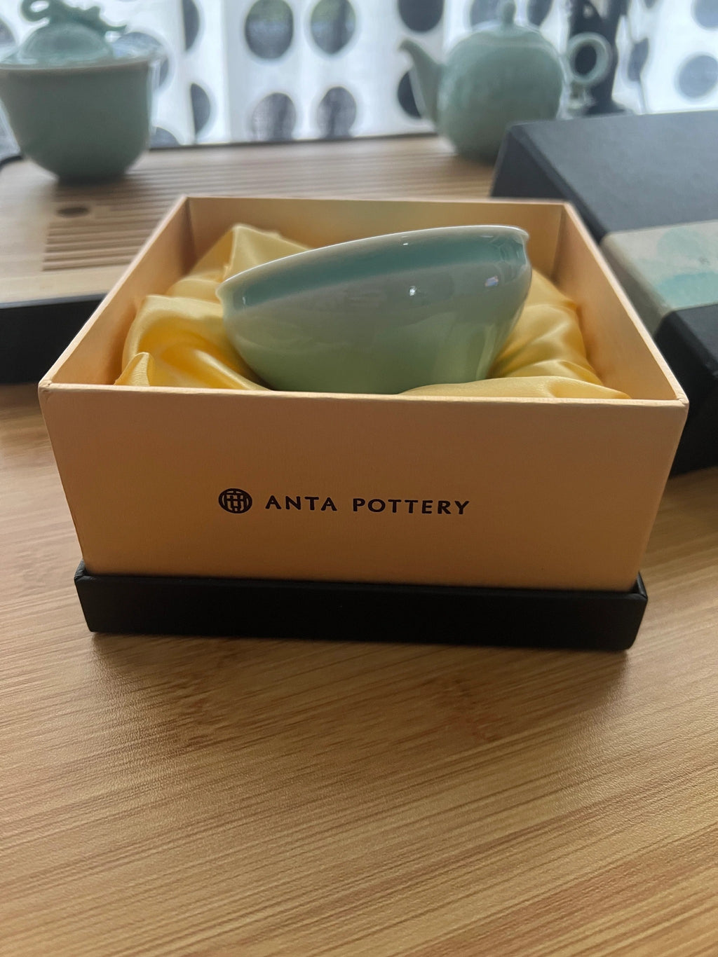 Cloud Celadon Jade Tea Cup
